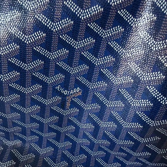 Blue Designer inspired Tote Bag - Picture 5 of 5